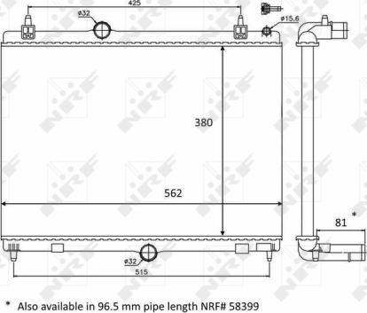 Wilmink Group WG1723418 - Radiators, Motora dzesēšanas sistēma ps1.lv