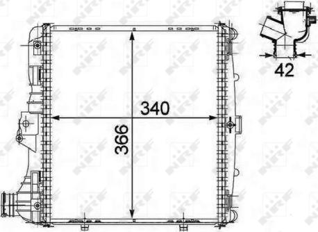 Wilmink Group WG1723436 - Radiators, Motora dzesēšanas sistēma ps1.lv