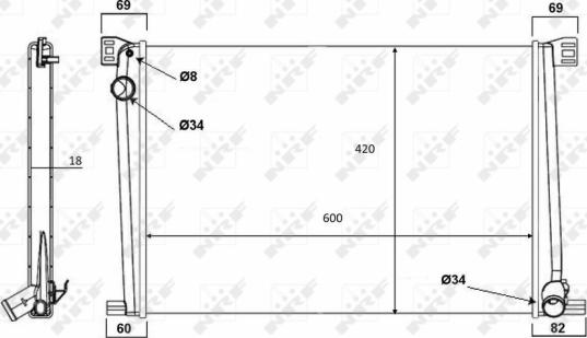 Wilmink Group WG1723422 - Radiators, Motora dzesēšanas sistēma ps1.lv