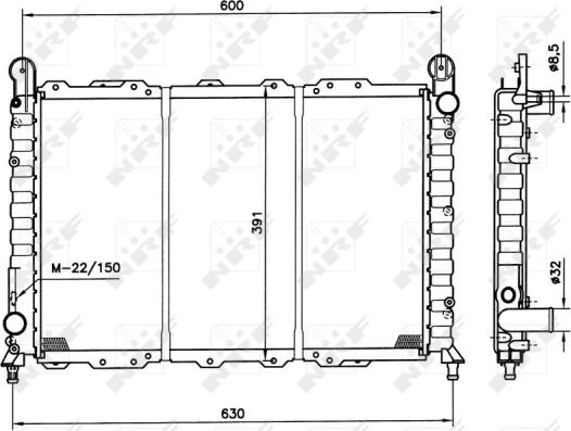 Wilmink Group WG1723597 - Radiators, Motora dzesēšanas sistēma ps1.lv