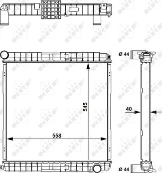 Wilmink Group WG1723538 - Radiators, Motora dzesēšanas sistēma ps1.lv