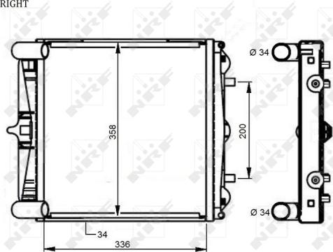 Wilmink Group WG1723654 - Radiators, Motora dzesēšanas sistēma ps1.lv