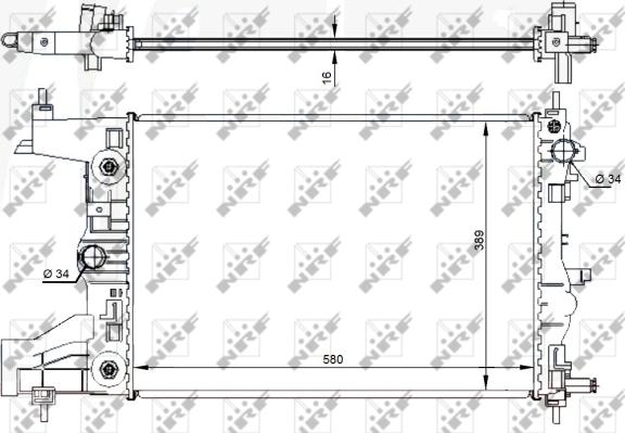 Wilmink Group WG1723658 - Radiators, Motora dzesēšanas sistēma ps1.lv