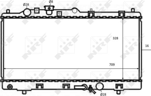 Wilmink Group WG1723616 - Radiators, Motora dzesēšanas sistēma ps1.lv