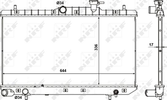 Wilmink Group WG1723091 - Radiators, Motora dzesēšanas sistēma ps1.lv