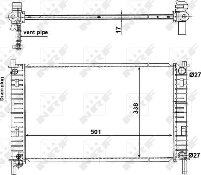 Wilmink Group WG1723077 - Radiators, Motora dzesēšanas sistēma ps1.lv