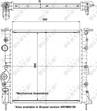 Wilmink Group WG1723191 - Radiators, Motora dzesēšanas sistēma ps1.lv