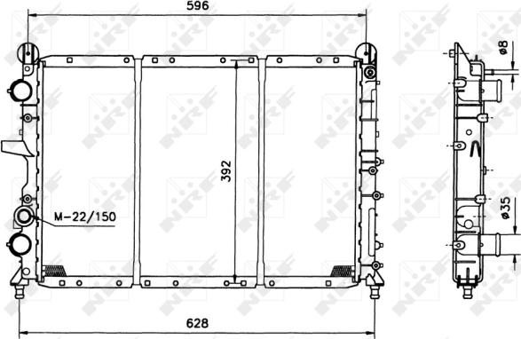 Wilmink Group WG1723150 - Radiators, Motora dzesēšanas sistēma ps1.lv