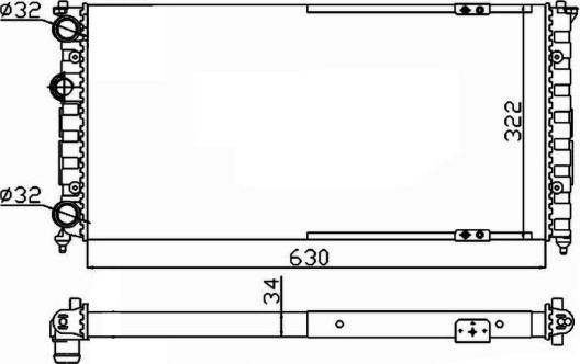 Wilmink Group WG1723153 - Radiators, Motora dzesēšanas sistēma ps1.lv