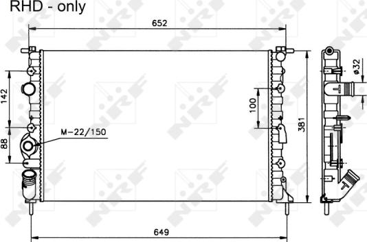 Wilmink Group WG1723113 - Radiators, Motora dzesēšanas sistēma ps1.lv