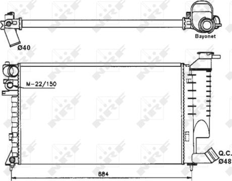 Wilmink Group WG1723178 - Radiators, Motora dzesēšanas sistēma ps1.lv