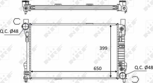 Wilmink Group WG1723344 - Radiators, Motora dzesēšanas sistēma ps1.lv