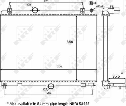 Wilmink Group WG1723352 - Radiators, Motora dzesēšanas sistēma ps1.lv