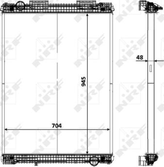 Wilmink Group WG1723326 - Radiators, Motora dzesēšanas sistēma ps1.lv