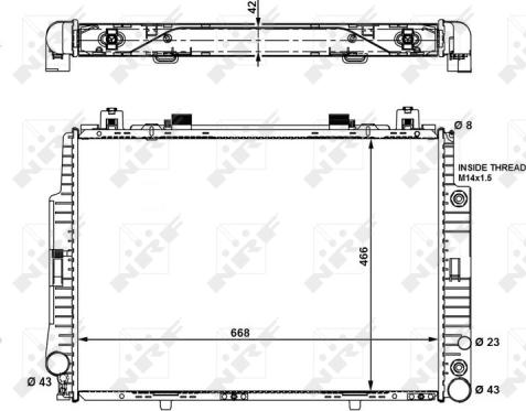 Wilmink Group WG1722919 - Radiators, Motora dzesēšanas sistēma ps1.lv