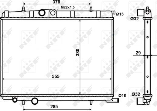 Wilmink Group WG1722982 - Radiators, Motora dzesēšanas sistēma ps1.lv