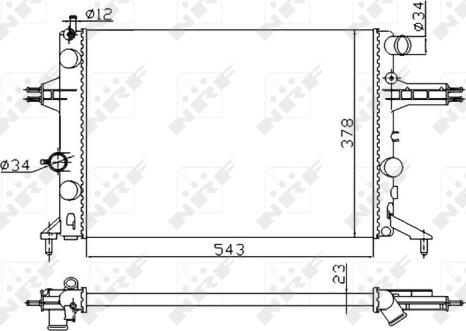 Wilmink Group WG1722465 - Radiators, Motora dzesēšanas sistēma ps1.lv