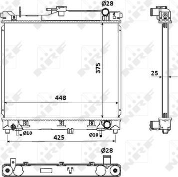 Wilmink Group WG1722412 - Radiators, Motora dzesēšanas sistēma ps1.lv