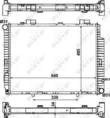 Wilmink Group WG1722599 - Radiators, Motora dzesēšanas sistēma ps1.lv