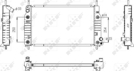 Wilmink Group WG1722568 - Radiators, Motora dzesēšanas sistēma ps1.lv