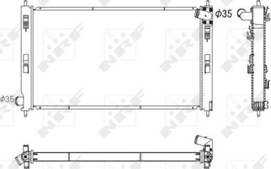 Wilmink Group WG1722572 - Radiators, Motora dzesēšanas sistēma ps1.lv