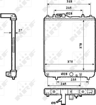 Wilmink Group WG1722666 - Radiators, Motora dzesēšanas sistēma ps1.lv