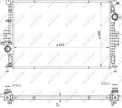 Wilmink Group WG1722619 - Radiators, Motora dzesēšanas sistēma ps1.lv