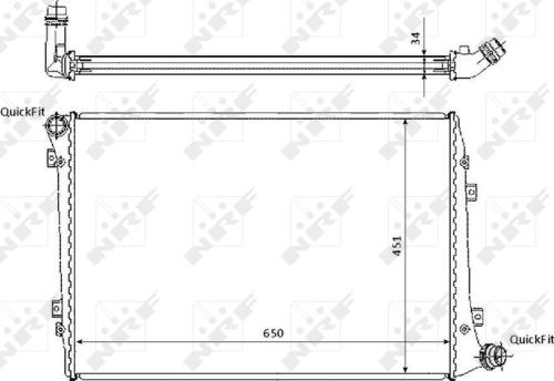 Wilmink Group WG1722621 - Radiators, Motora dzesēšanas sistēma ps1.lv