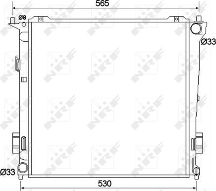 Wilmink Group WG1722045 - Radiators, Motora dzesēšanas sistēma ps1.lv