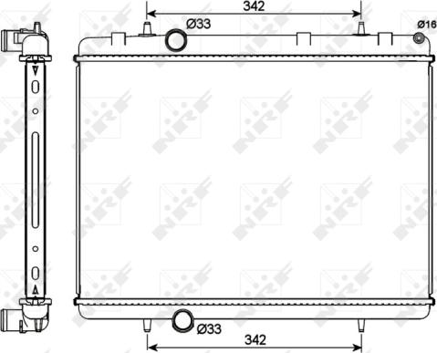 Wilmink Group WG1722048 - Radiators, Motora dzesēšanas sistēma ps1.lv