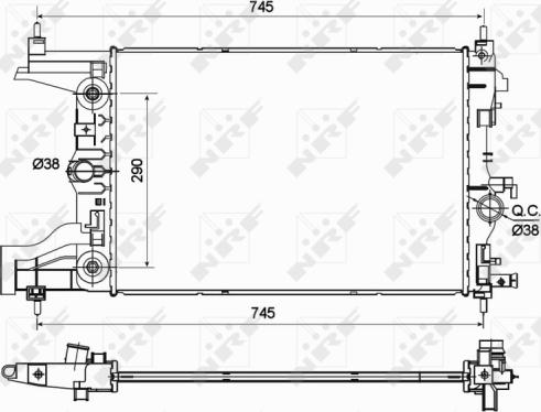 Wilmink Group WG1722058 - Radiators, Motora dzesēšanas sistēma ps1.lv