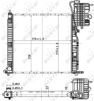 Wilmink Group WG1722111 - Radiators, Motora dzesēšanas sistēma ps1.lv