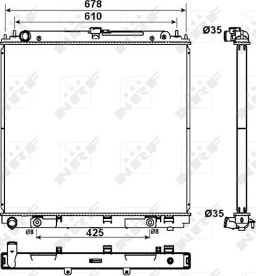 Wilmink Group WG1722113 - Radiators, Motora dzesēšanas sistēma ps1.lv