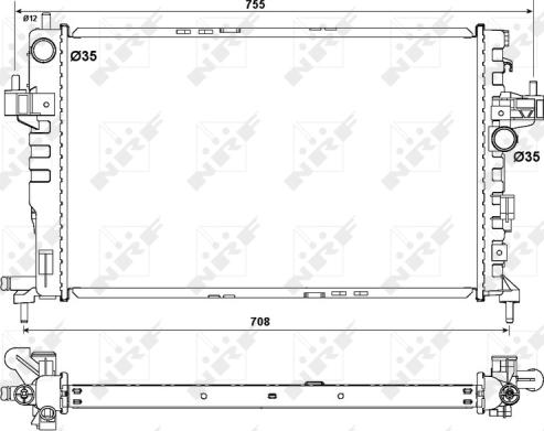 Wilmink Group WG1722897 - Radiators, Motora dzesēšanas sistēma ps1.lv