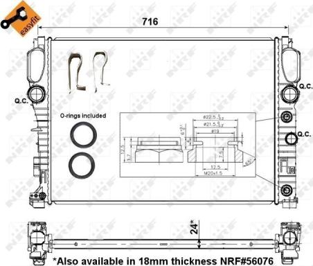 Wilmink Group WG1722302 - Radiators, Motora dzesēšanas sistēma ps1.lv