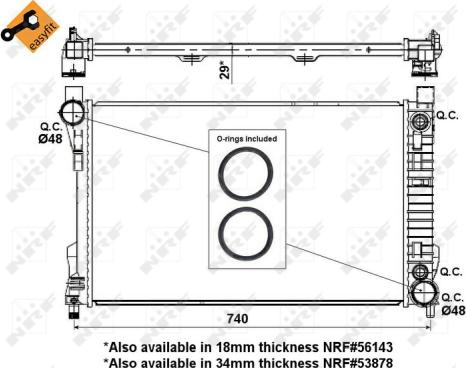 Wilmink Group WG1722298 - Radiators, Motora dzesēšanas sistēma ps1.lv