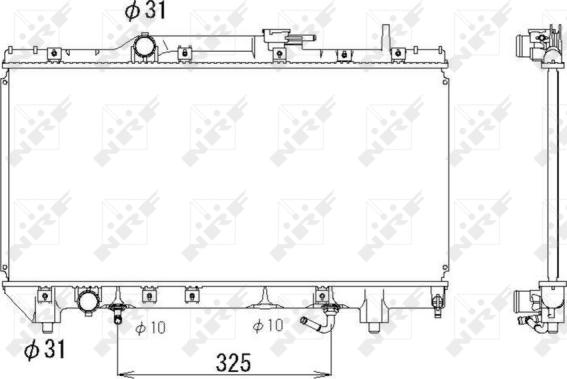 Wilmink Group WG1722222 - Radiators, Motora dzesēšanas sistēma ps1.lv