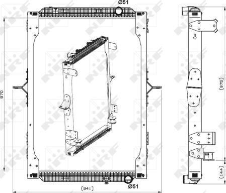 Wilmink Group WG1722759 - Radiators, Motora dzesēšanas sistēma ps1.lv