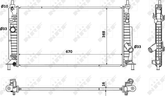 Wilmink Group WG1722705 - Radiators, Motora dzesēšanas sistēma ps1.lv