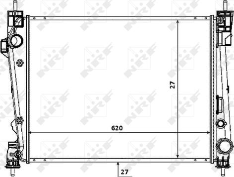 Wilmink Group WG1722731 - Radiators, Motora dzesēšanas sistēma ps1.lv