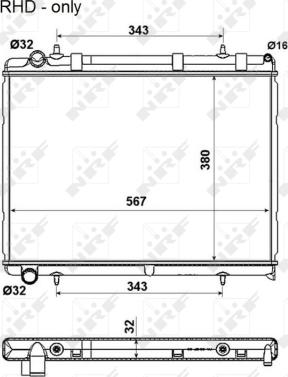 Wilmink Group WG1722777 - Radiators, Motora dzesēšanas sistēma ps1.lv