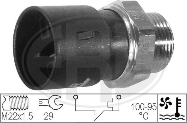 Wilmink Group WG1777095 - Termoslēdzis, Radiatora ventilators ps1.lv