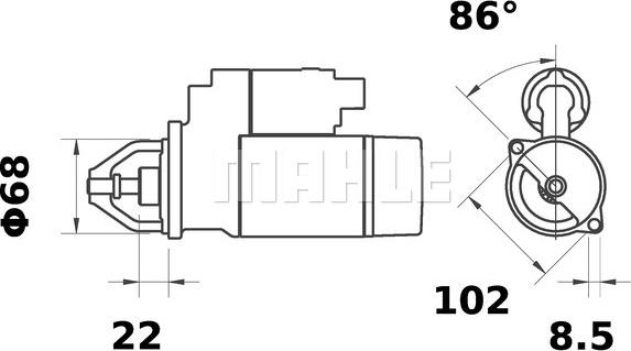 Wilmink Group WG2044880 - Starteris ps1.lv