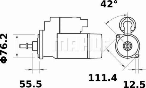 Wilmink Group WG2045411 - Starteris ps1.lv