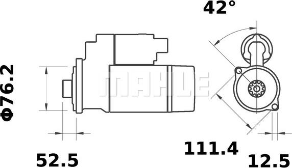 Wilmink Group WG2045150 - Starteris ps1.lv