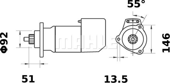 Wilmink Group WG2045304 - Starteris ps1.lv