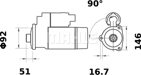 Wilmink Group WG2045310 - Starteris ps1.lv