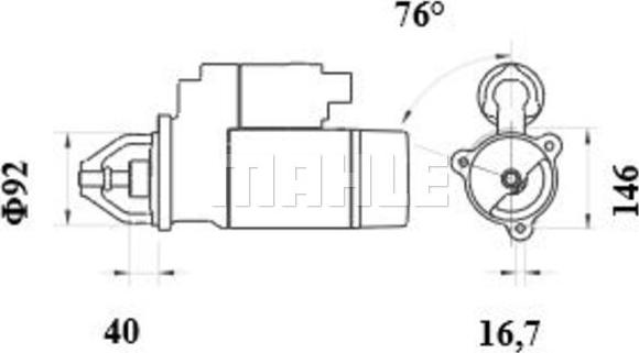 Wilmink Group WG2045235 - Starteris ps1.lv