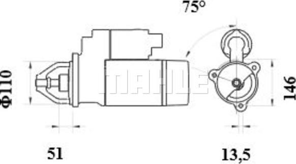 Wilmink Group WG2045233 - Starteris ps1.lv