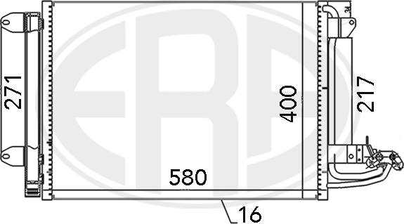 Wilmink Group WG2016613 - Kondensators, Gaisa kond. sistēma ps1.lv